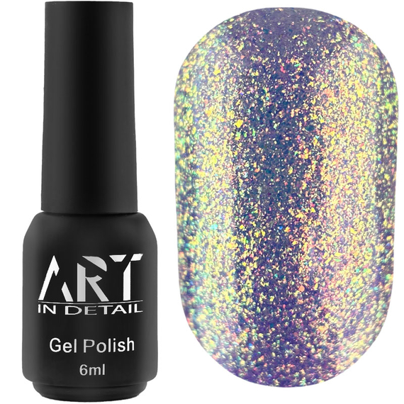 Гель-лак для ногтей ART Rainbow Splash №RS004, фиолетовый, 6 мл, Цвет: Фиолетовый