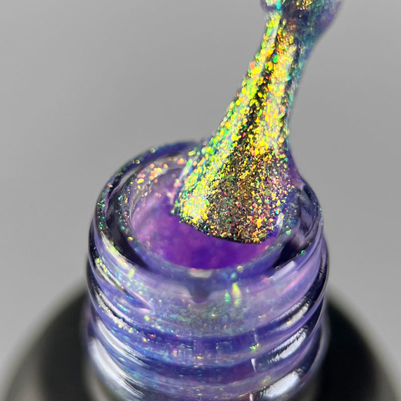 Гель-лак для ногтей ART Rainbow Splash №RS004, фиолетовый, 6 мл, Цвет: Фиолетовый, изображение 2