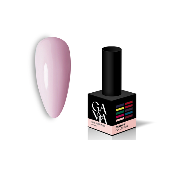 Гель-лак для ногтей GaMa Pantone №066 Pale Rosette, светлый розовый, 10 мл, Цвет: Розовый