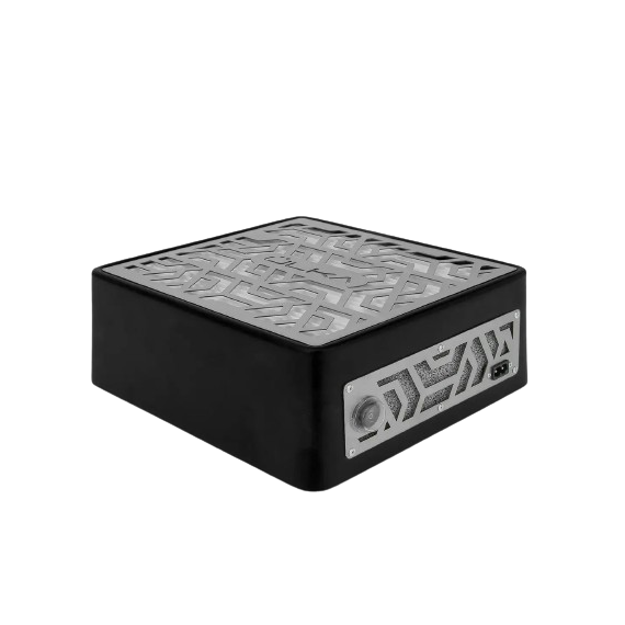 Витяжка ULKA X2F Premium з HEPA фільтром, чорна настільна, 90 Вт, зображення 2