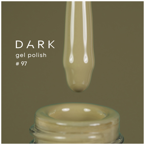 Гель-лак DARK №097, хаки, 10 мл, Цвет: Хаки
