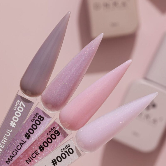 База кольорова DNKA Cover base №010 Wonderful рожева опалова, 12 мл, Колір: Рожевий, зображення 2