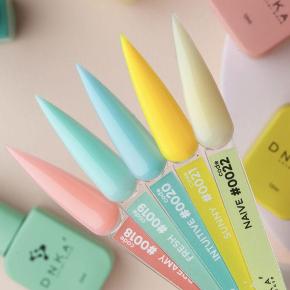 Color base DNKA Cover base No. 021 Sunny yellow, 12 ml, Color: Yellow, 2 image