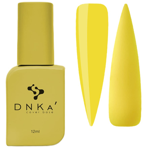 Color base DNKA Cover base No. 021 Sunny yellow, 12 ml, Color: Yellow