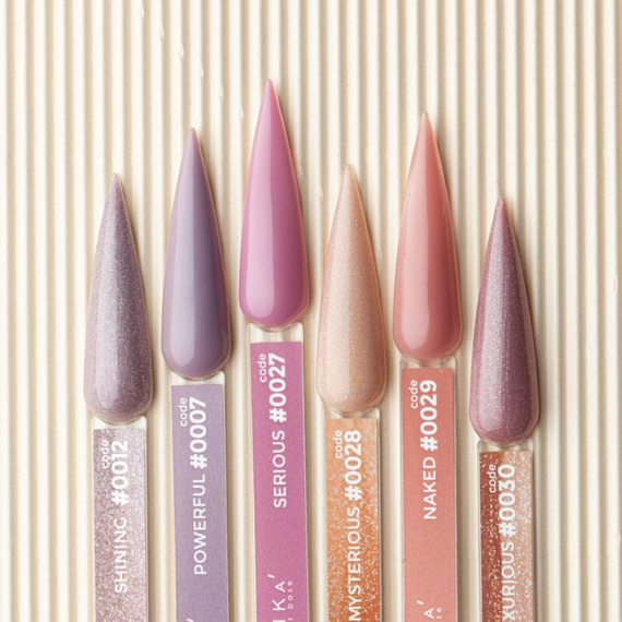 База цветная DNKA Cover base №030 Luxurious нюдовая с шиммером, 12 мл, Цвет: Бежевый, изображение 3