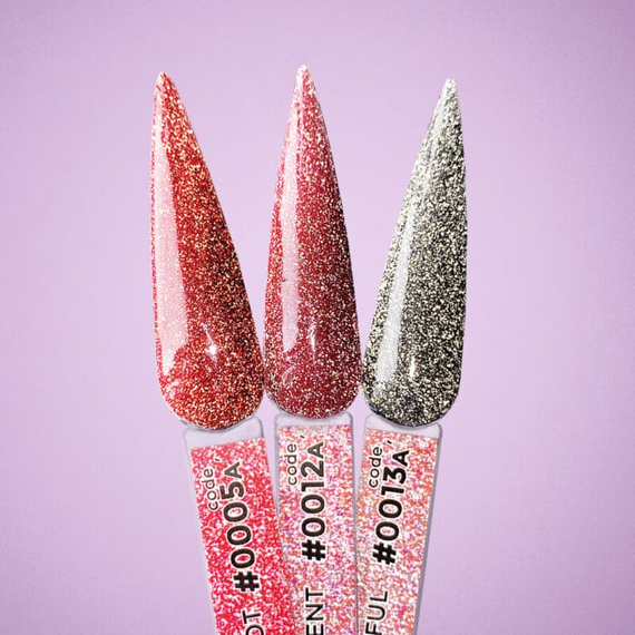 База кольорова DNKA Cover base №012A Confident світловідбиваюча вишнева, 12 мл, Колір: Вишневий, зображення 2