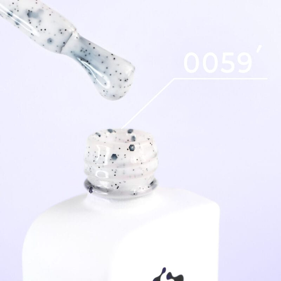 База цветная DNKA Cover base №059 Smart молочная с крошками, 12 мл, Цвет: Молочный, изображение 2