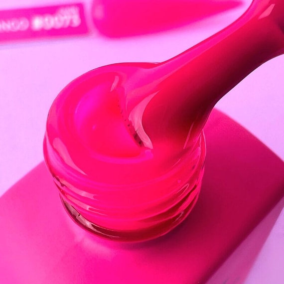 База кольорова DNKA Cover base №073 Flamingo малинова, 12 мл, Колір: Малиновий, зображення 2