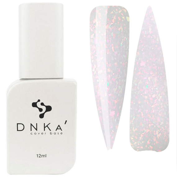 Color base DNKA Cover base No. 093 Fine Work milky with potal, 12 ml, Color: Lactic