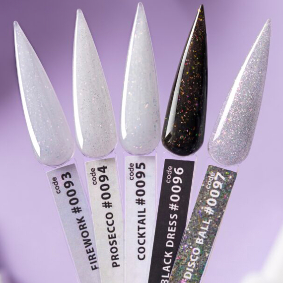 Color base DNKA Cover base No. 097 Disco Ball reflective with flakes, 12 ml, 2 image