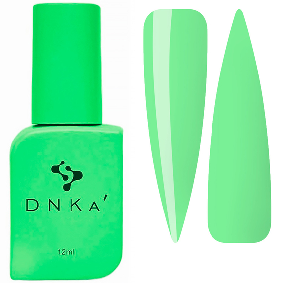 Top for nails DNKA Cover Top No. 003 Dublin, light green, 12 ml, Color: Light green