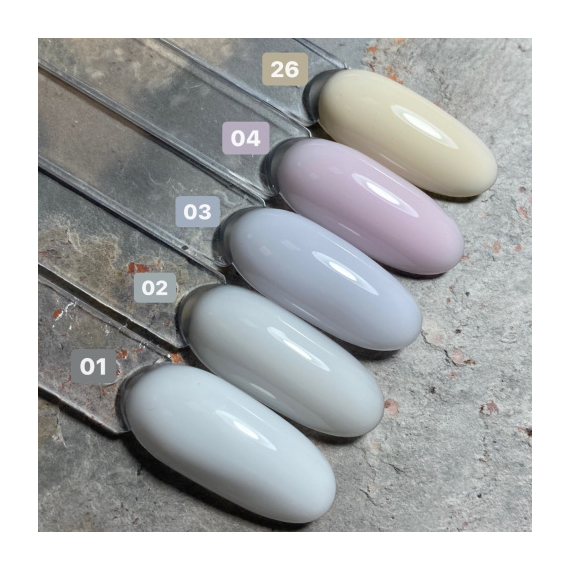 База для нігтів DARK PRO base №03, молочна полупрозора, 15 мл, Колір: Молочний, Об`єм: 15 мл, зображення 3