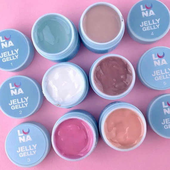 Гель-желе Luna Jelly Gelly №2 молочный, 15 мл, Цвет: Молочный, изображение 3