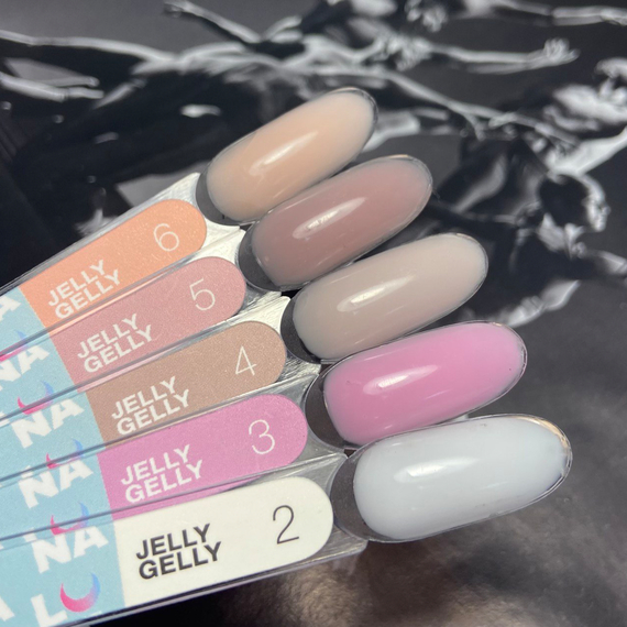 Гель-желе Luna Jelly Gelly №4 кремовый, 15 мл, Цвет: Бежевый, изображение 2