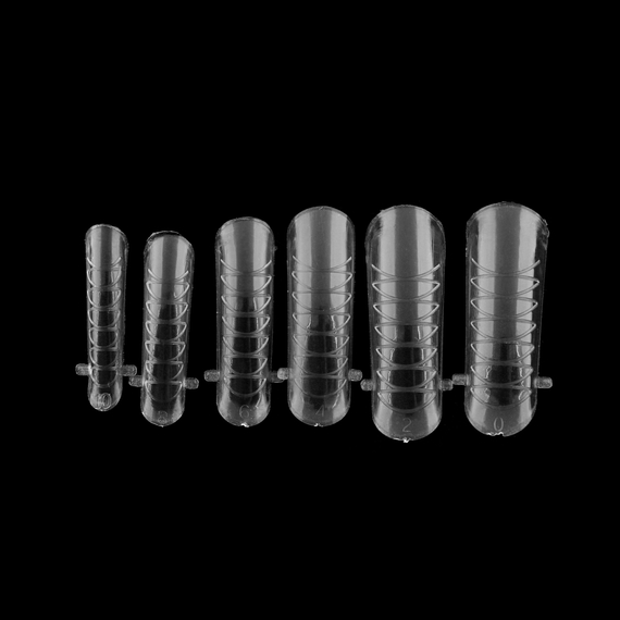 Верхние формы для наращивания Global Fashion, натуральный изгиб, 120 шт., изображение 2