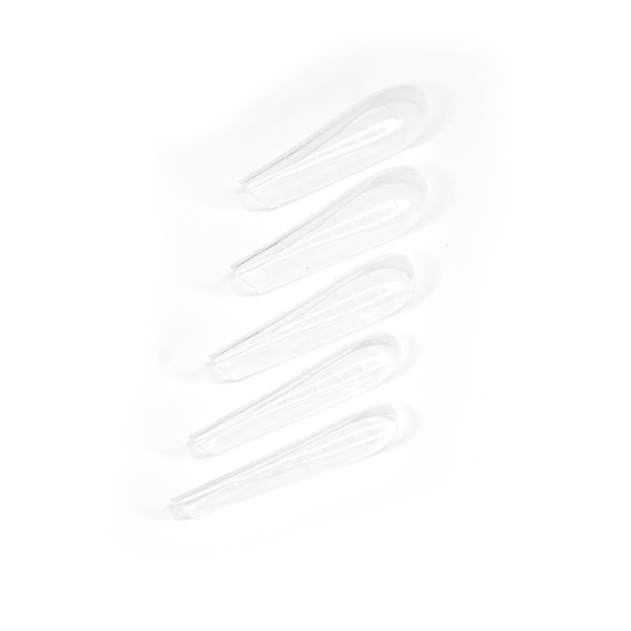 Top forms for extensions Global Fashion, arched almond, 120 pcs, 3 image