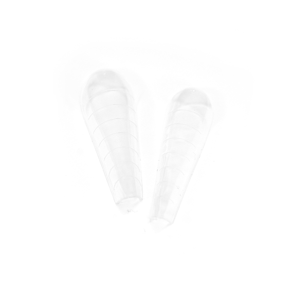 Top forms for extensions Global Fashion, arched almond, 120 pcs, 2 image