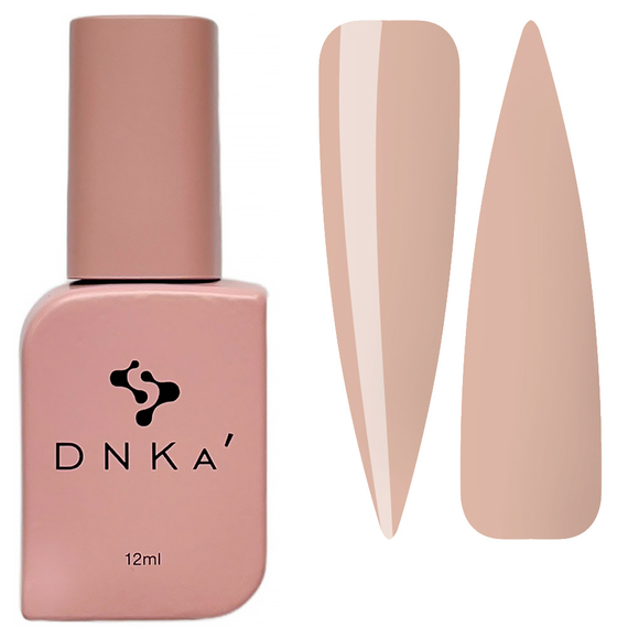 Nail top DNKA Cover Top No. 010 Barcelona, caramel, 12 ml, Color: Nude
