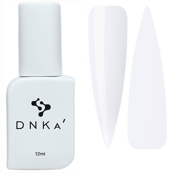 Топ для ногтей DNKA Cover Top №018 Helsinki, белый, 12 мл, Цвет: Белый
