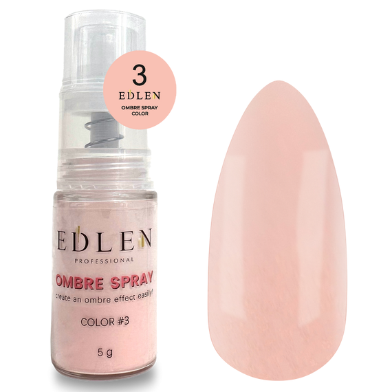 Спрей для омбре Edlen Ombre Spray Color №03, пудровый, 5г, Цвет: Розовый