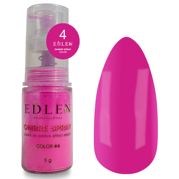 Спрей для омбре Edlen Ombre Spray Color №04, розовый, 5г, Цвет: Розовый