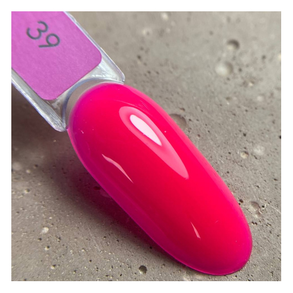 База для ногтей DARK PRO base №39, насыщенная ярко-розовая, 15 мл, Цвет: Розовый, Обьем: 15 мл, изображение 2