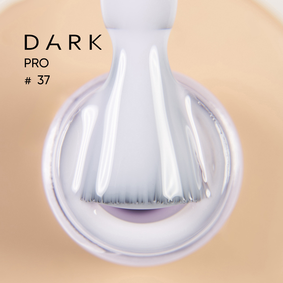 DARK PRO base nail polish No. 37, lavender-gray, 15 ml, Color: Blue, Volume: 15 ml