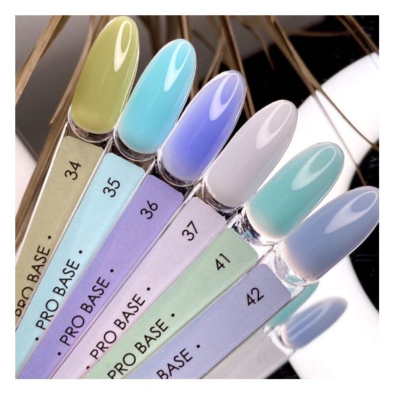 DARK PRO base nail polish No. 37, lavender-gray, 15 ml, Color: Blue, Volume: 15 ml, 3 image