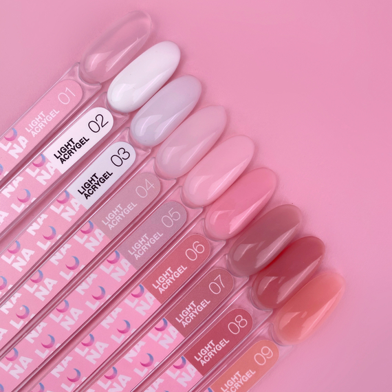 Акрил-гель Luna Light Acrygel №3 жидкий, молочный, с кисточкой, 13 мл, Цвет: Молочный, изображение 2