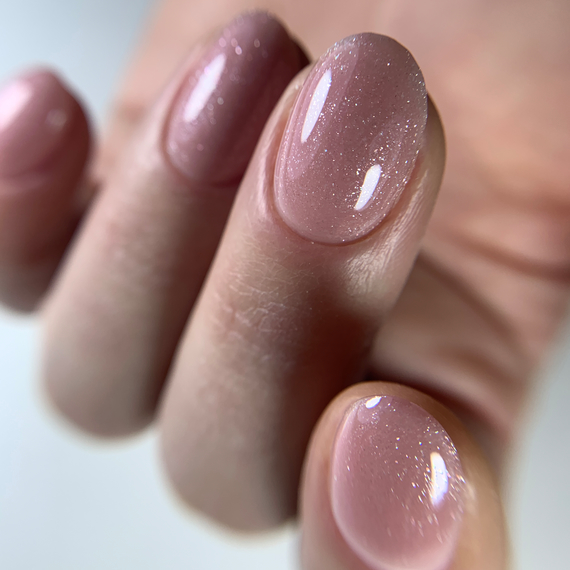 База для ногтей DARK PRO base №18, нюдовая с шиммером, 30 мл, Цвет: Бежевый, Обьем: 30 мл, изображение 4