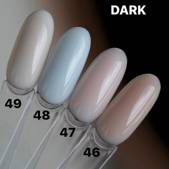 База для ногтей DARK PRO base №47, молочно-розовая полупрозрачная, 15 мл, Цвет: Молочный, Обьем: 15 мл, изображение 3