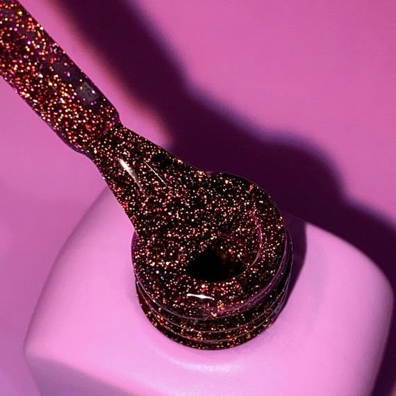 Акрил-гель Luna Light Acrygel №59 жидкий, бордовый, светоотражающий, с кисточкой, 13 мл, Цвет: Бордовый, изображение 2