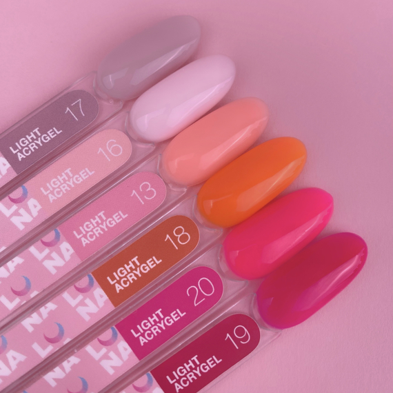 Акрил-гель Luna Light Acrygel №13 рідкий, бежевий, з пензликом, 13 мл, Колір: Бежевий, зображення 2