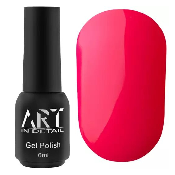 Гель-лак для нігтів ART NEON №002, рожевий неоновий, 6 мл, Колір: Рожевий