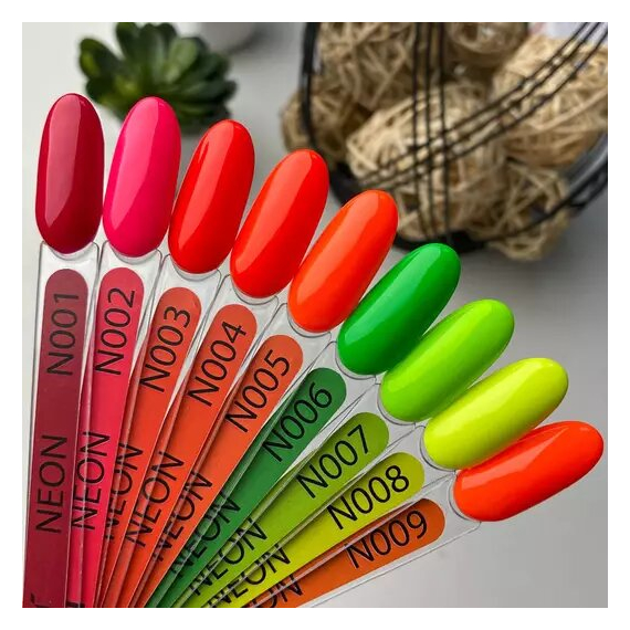 Гель-лак для нігтів ART NEON №007, лаймовий неоновий, 6 мл, Колір: Зелений, зображення 3