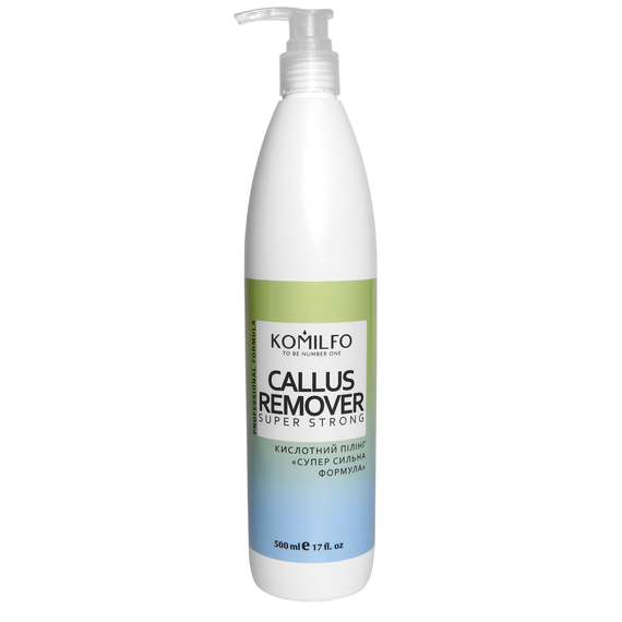 Кислотний пілінг Komilfo Callus Remover Super Strong Formula, 500 мл, Об`єм: 500 мл