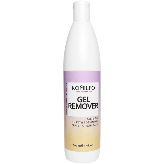 Средство для снятия soak off гелей и гель-лаков Komilfo Gel Remover, 500 мл, Обьем: 500 мл