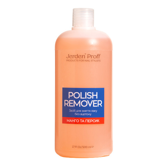 Jerden Polish Remover Mango and Peach, 500 ml