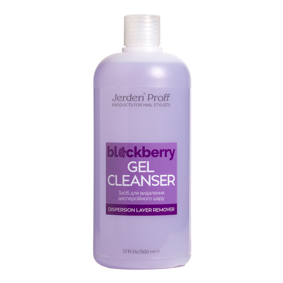 Засіб для зняття липкого шару Jerden Proff Gel Cleanser ожина, 500 мл, Об`єм: 500 мл