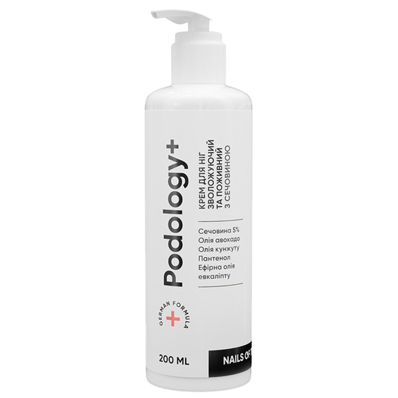 NAILSOFTHEDAY Podology+ moisturizing foot cream with urea, 200 ml, Volume: 500 ml