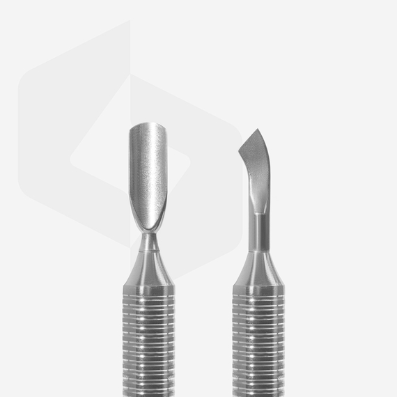 Лопатка маникюрная STALEKS EXPERT 100 TYPE 4.2 (закругленный пушер + лопасть отогнутая), изображение 2