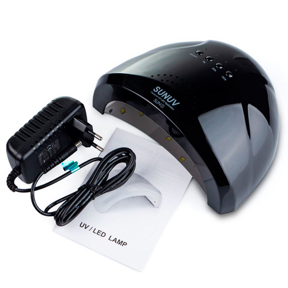Лампа для маникюра SUN UV Sun 1, черная, изображение 3