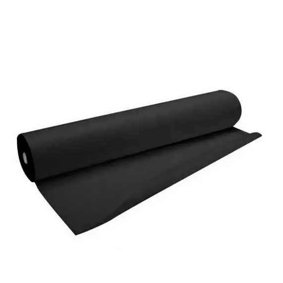 Одноразове простирадло чорне Panni Mlada 0,8x100 м, зображення 2