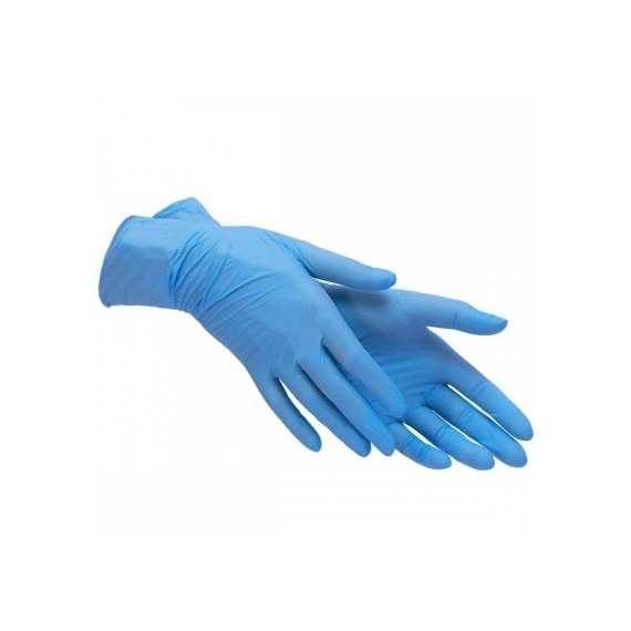 Рукавички блакитні нітрилові Medicom SafeTouch Advanced Slim S, 100 шт, зображення 2