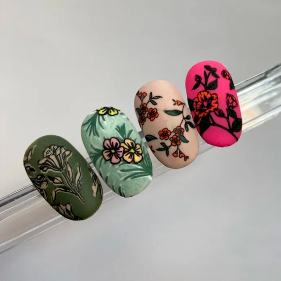 Пластина для стемпинга Art Stamping 009, изображение 2