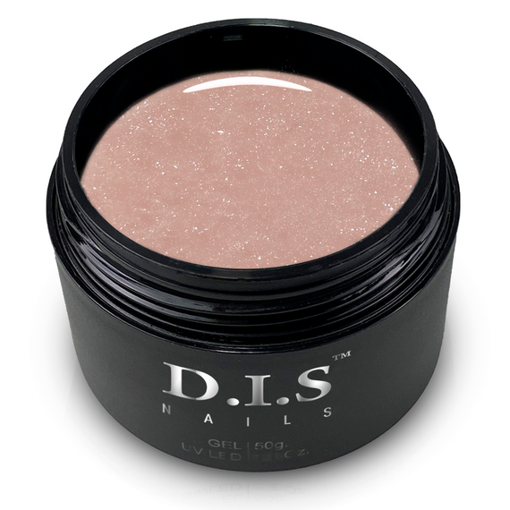 Гель DIS Hard Cover Caramel Shimmer карамельний з шиммером, 50 мл