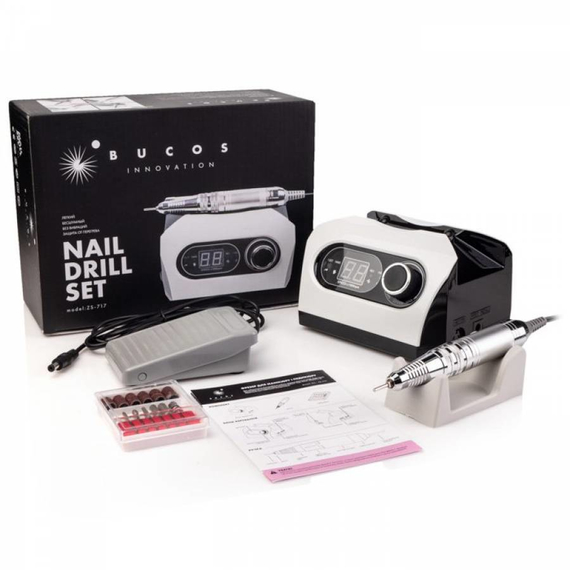 Фрезер BUCOS Nail drill set ZS 717, 65 Вт, изображение 6