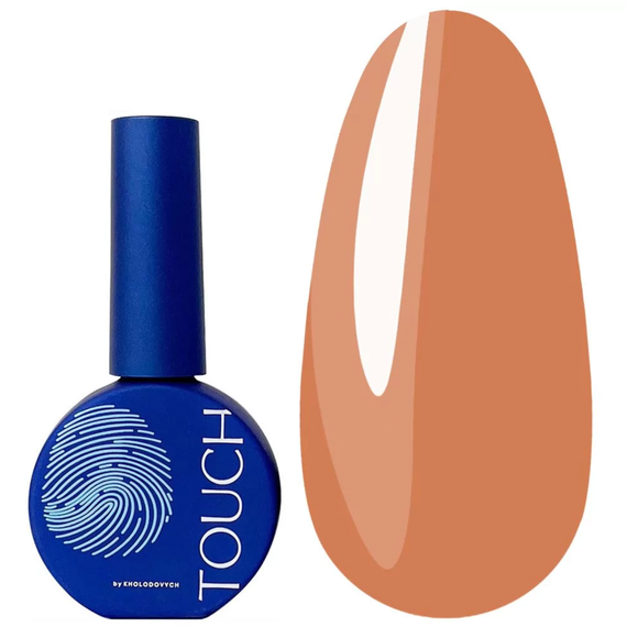 База для нігтів Touch Cover base Orange, помаранчева, 13 мл
