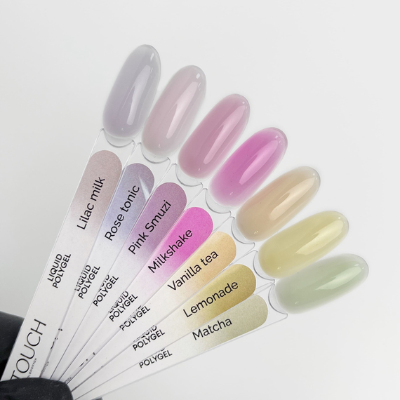 Акрил-гель для ногтей Touch Liquid Polygel Vanilla tea, кремовый, 15 мл, изображение 3