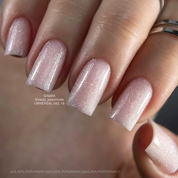 Гель универсальный GaMa Universal gel жидкий №18, светло-розовый, 15 мл, Цвет: Розовый, Обьем: 15 мл, изображение 4